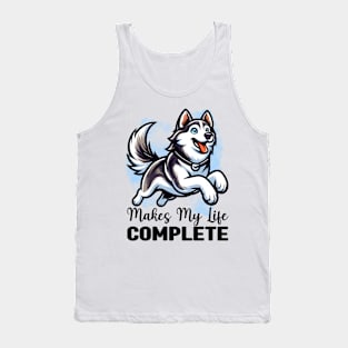 Siberian Husky Is My Life Tank Top